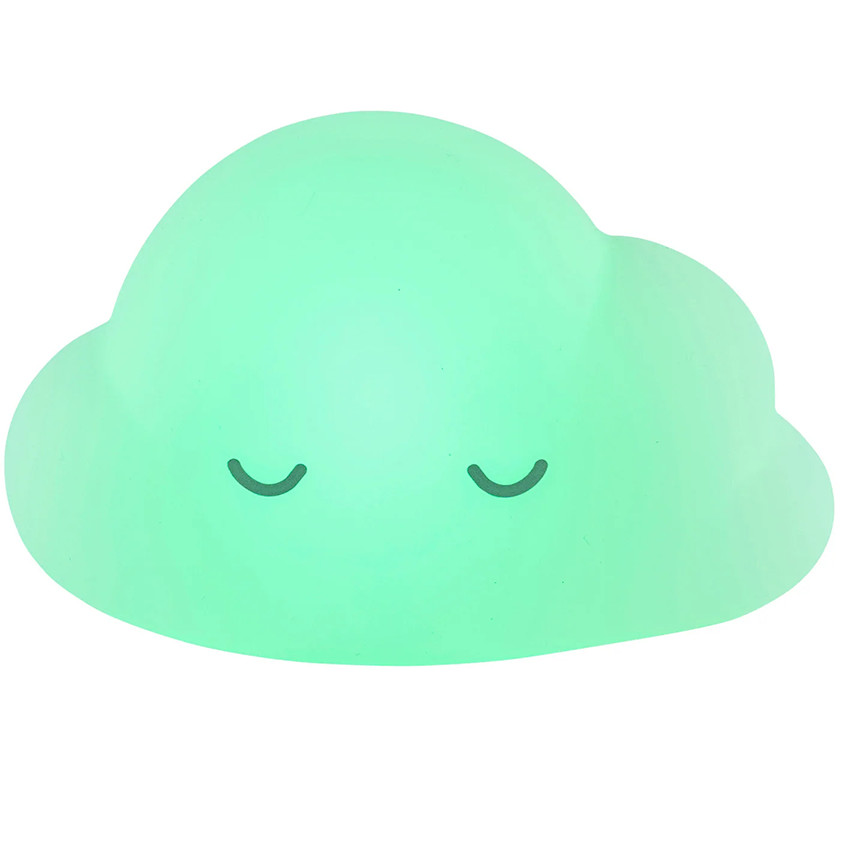 Nachtlamp - Wolk met de afstandsbediening - Wit - 13,5 cm 
