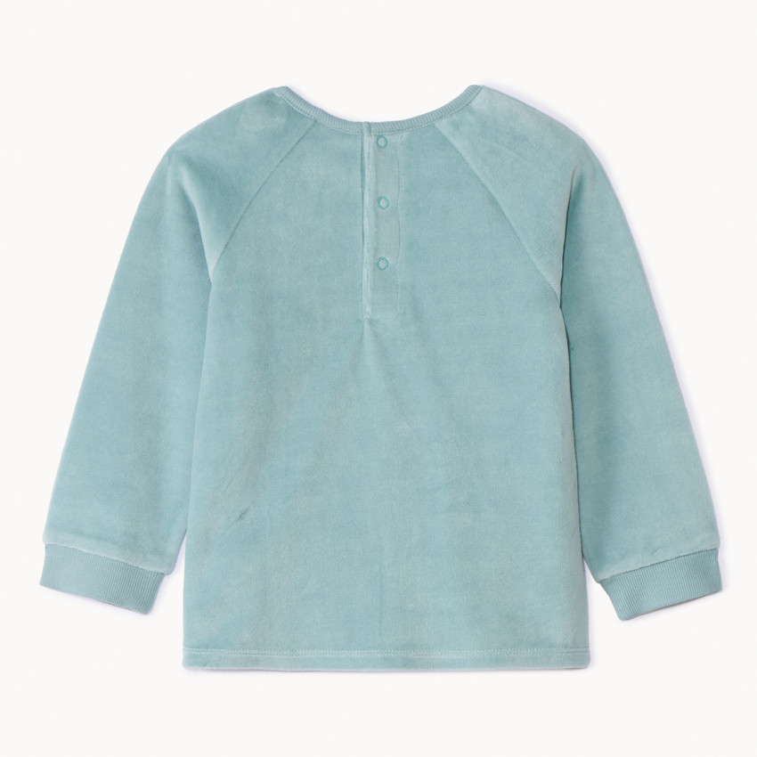 Fluwelen pyjama Tic & Tac Disney voor baby jongen met verschillende afwerkingen afhankelijk van de leeftijd 