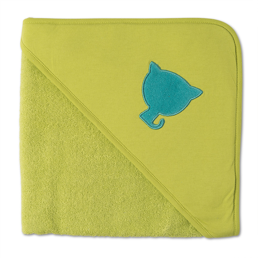 Cape de bain éponge avec broderies 