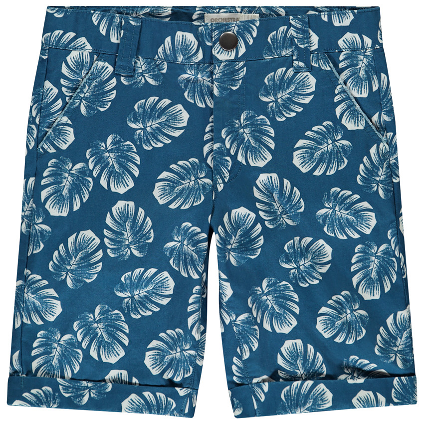 Bermuda met bladeren van Monstera voor jongen 