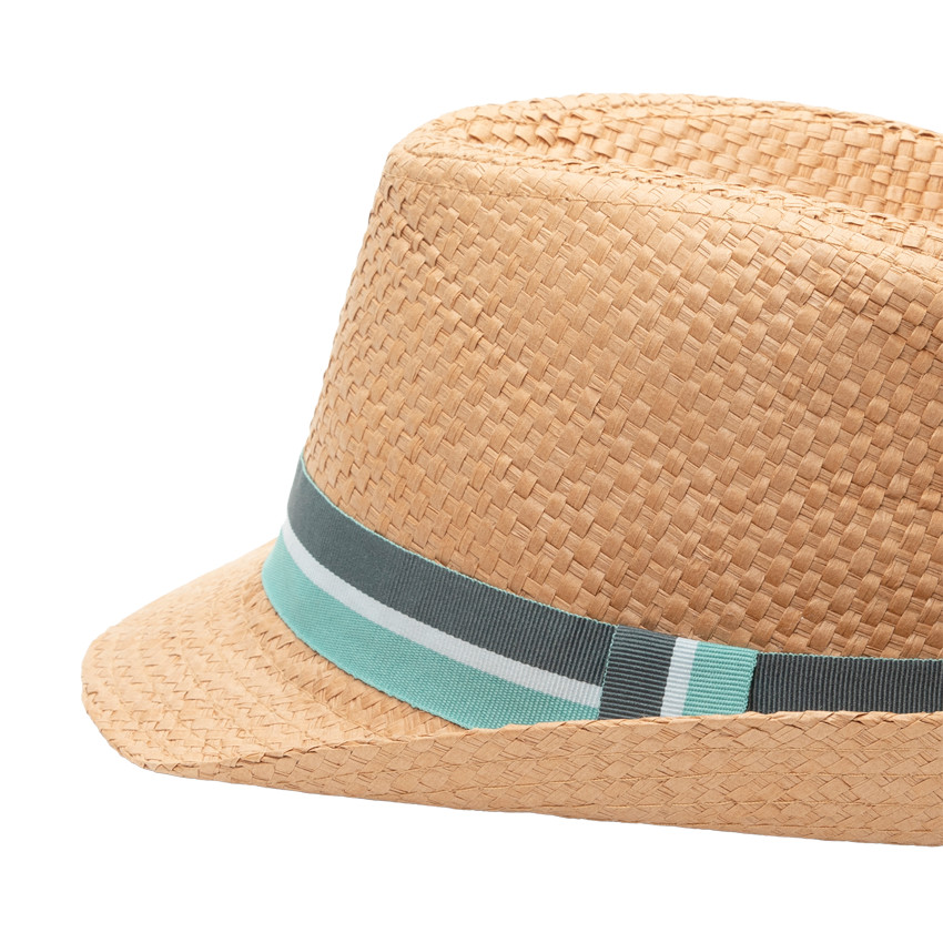 Borsalino met gestreepte band 