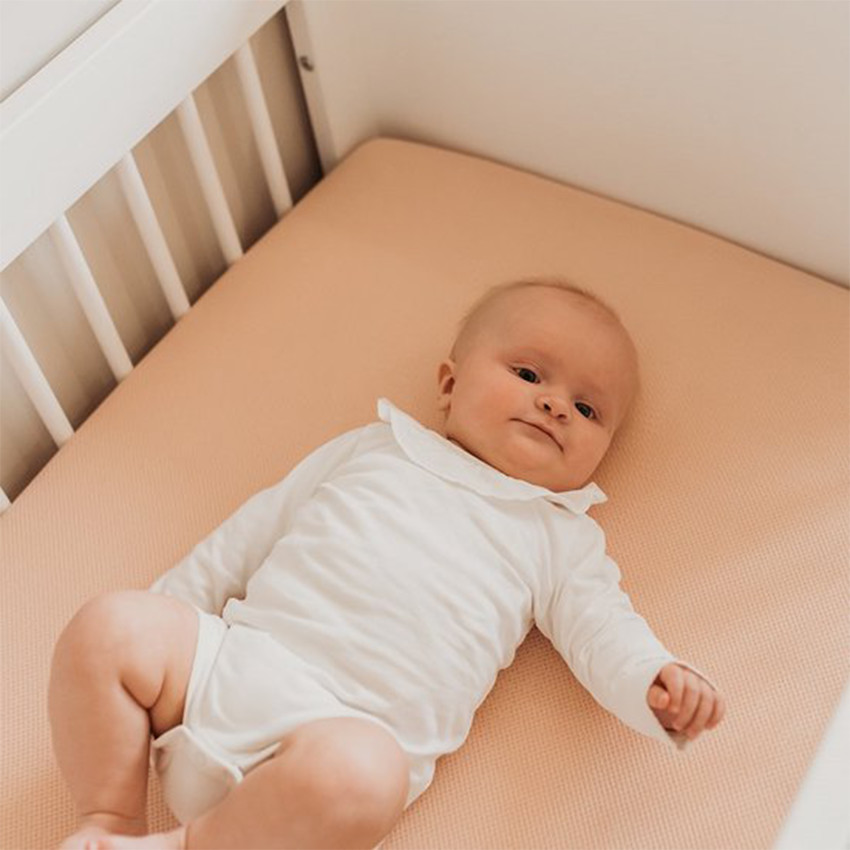 Hoeslaken Sleep Safe 70x140 Peach 