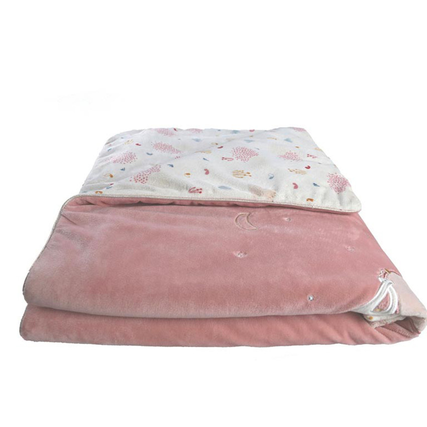 Couverture Lina & Joy en veloudoux 100 x 75 cm 