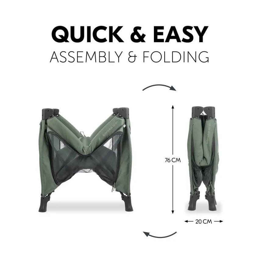 Parc-lit de voyage + matelas Sleep N Play SQ Dark Green 