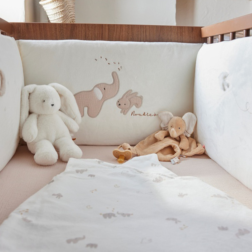 Tour de lit veloudoux Bali, Moka & Snow  