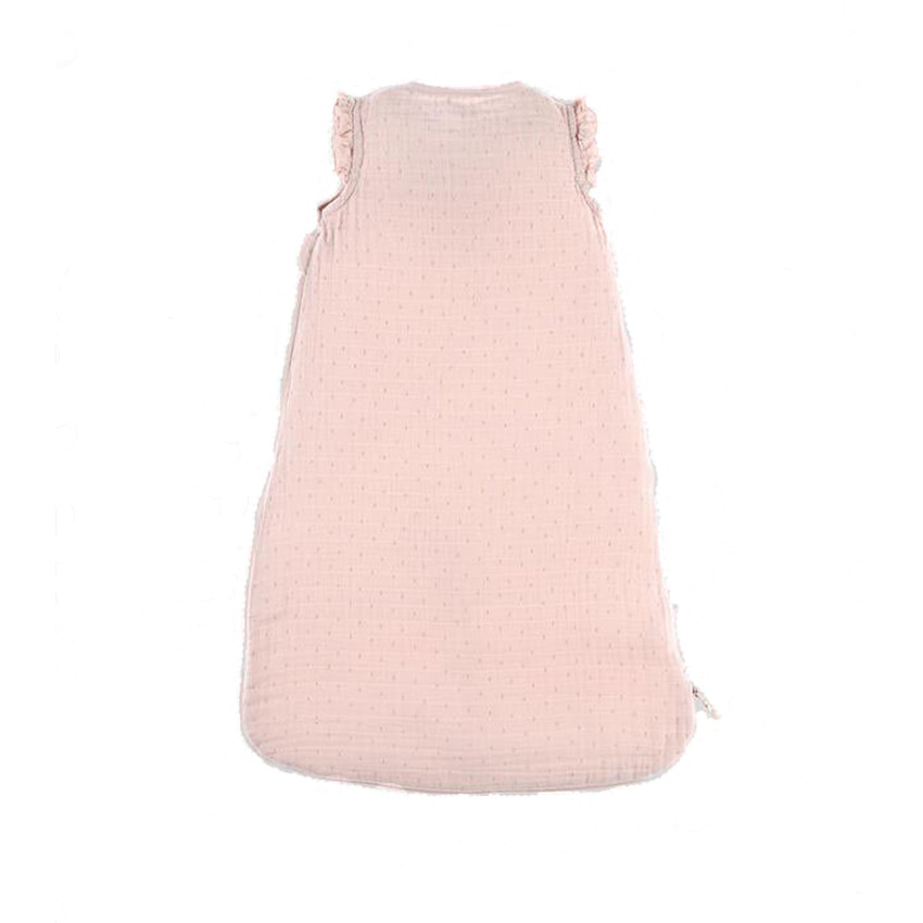 Gigoteuse sans manches en mousseline Mix & Match 70 cm - Rose 