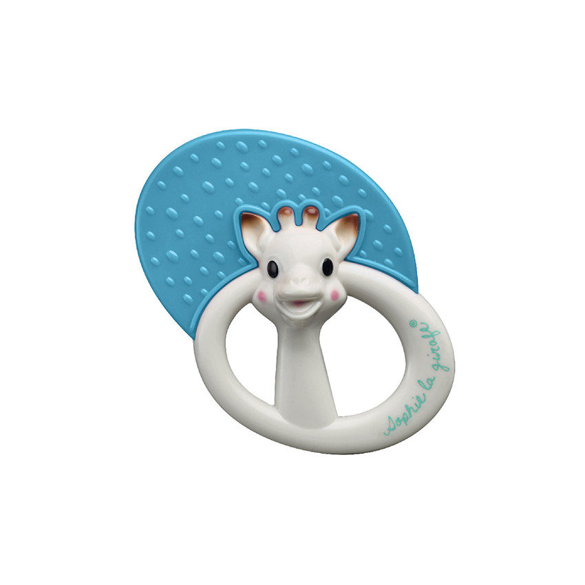 Bijtrammelaar Sophie la Girafe - Blauw/Wit 