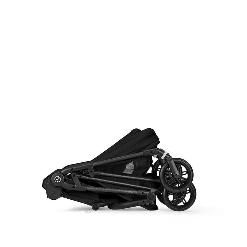 Poussette compacte ultralégère Melio 2026 - carbon/magic black 