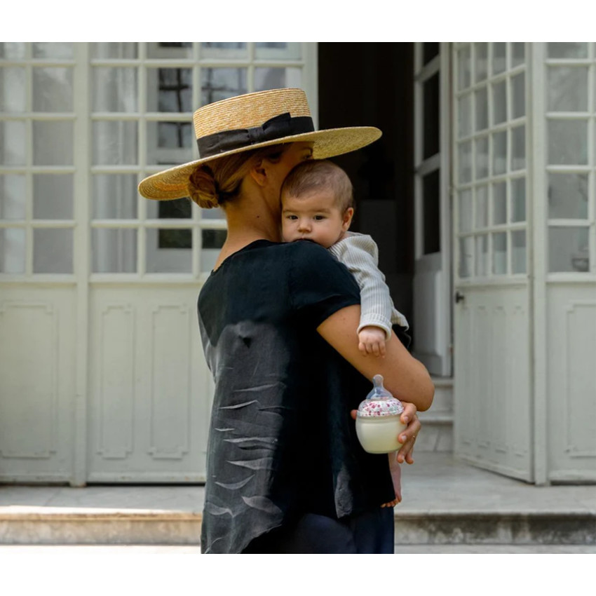 Biberon silicone Liberty Mimosa Pink 240 ml  