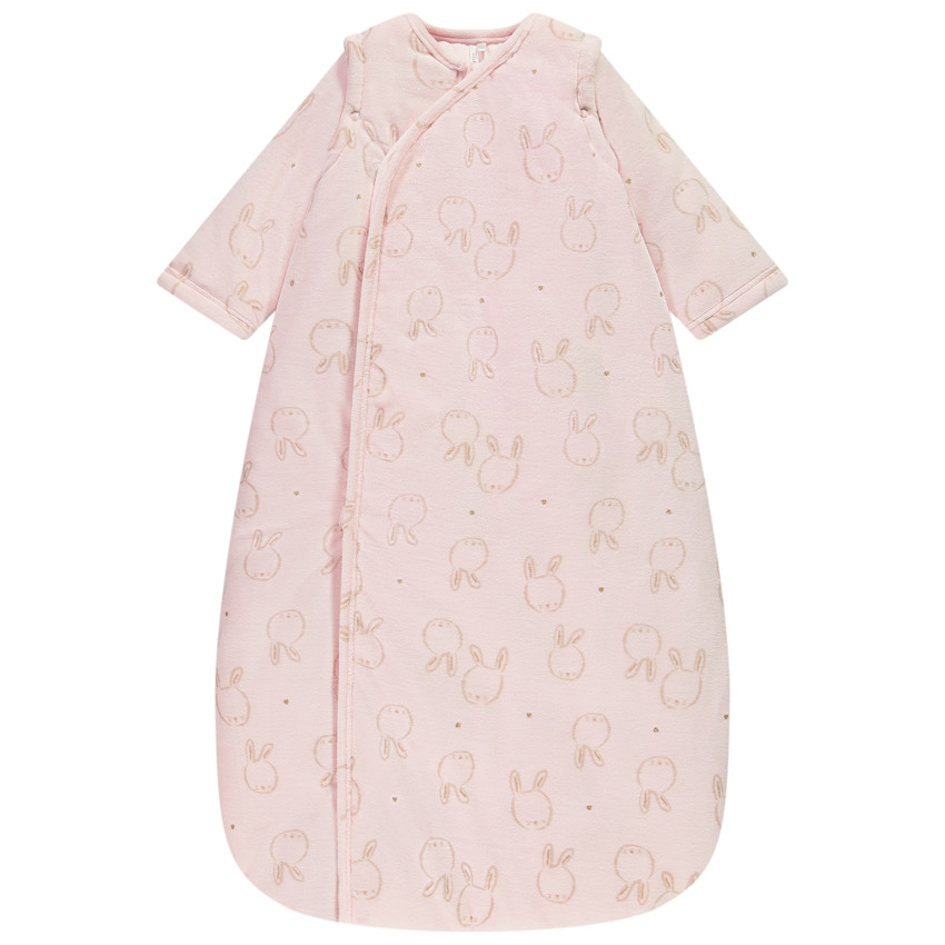 Gigoteuse TOG 3 à manches amovibles imprimé lapins pour bébé fille 