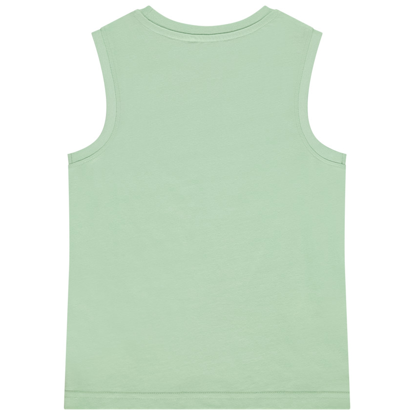 Effen tanktop met fantasiedruk voor jongen 