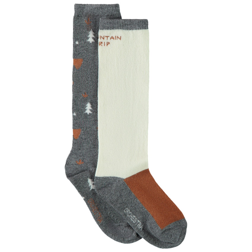 Set van 2 paren hoge fantasie sokken voor jongens 