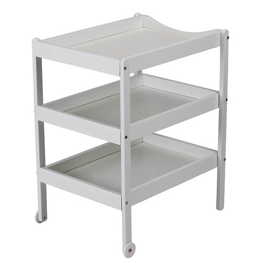 Table à langer 3 plateaux Susie - Laqué Blanc 