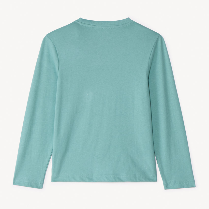 Langarm T-shirt met print voor jongens 