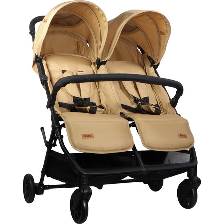 Wandelwagen Buggy Duo tweelingen Mellizo Camel 