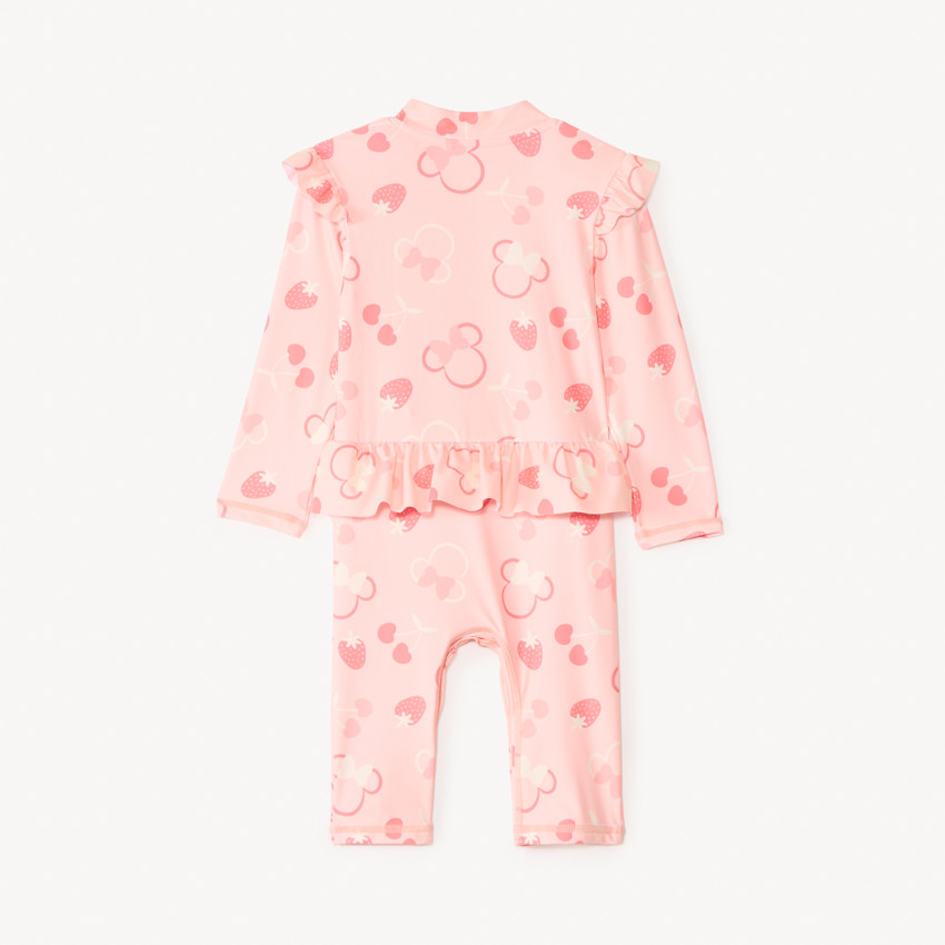 Combinaison de bain anti-UV Minnie Disney pour bébé fille 