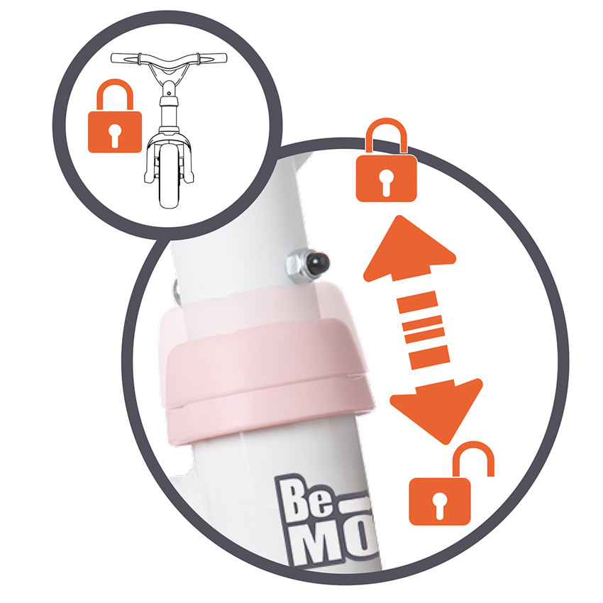 Tricycle Be Move confort - Rose 