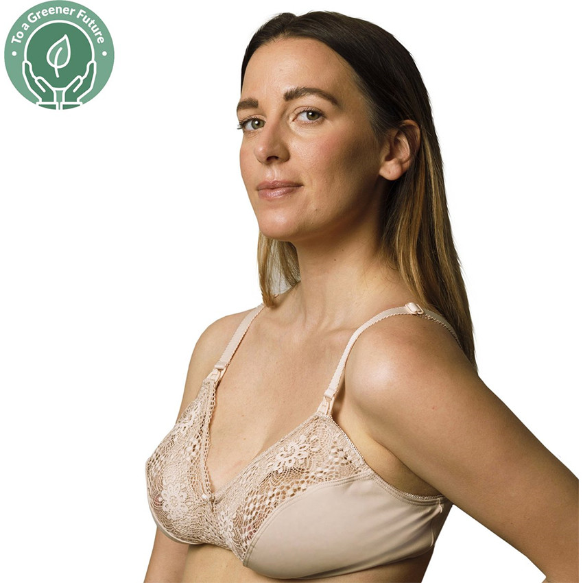 S - Soutien-gorge d'allaitement Sensation soie Rose/beige 
