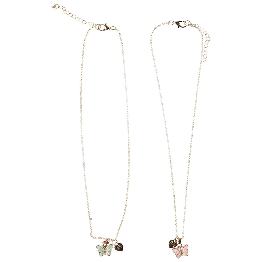 Set van 2 hangers met vlinders voor meisjes 