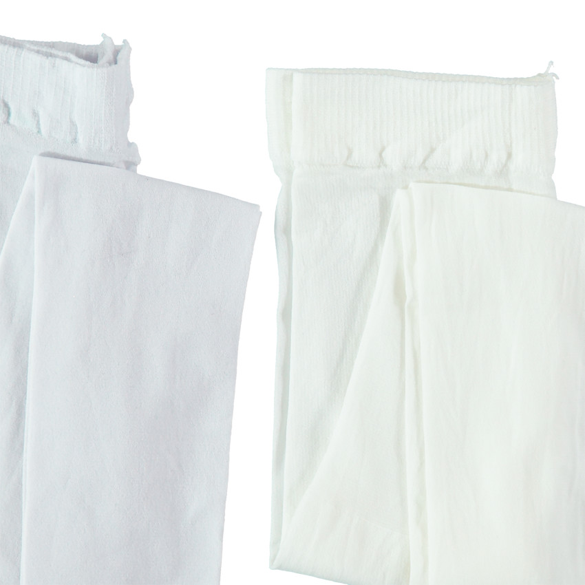 Lot de 2 collants fins unis pour bébé fille 
