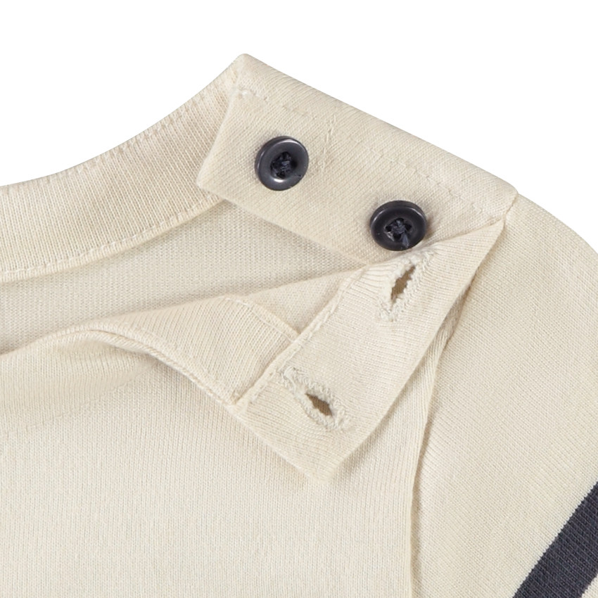 Lange mouwen marinière Mickey voor baby jongen 