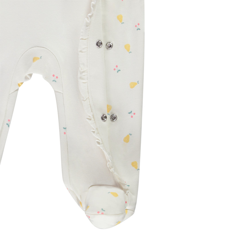 Dors-bien en jersey print fruits pour bébé fille 