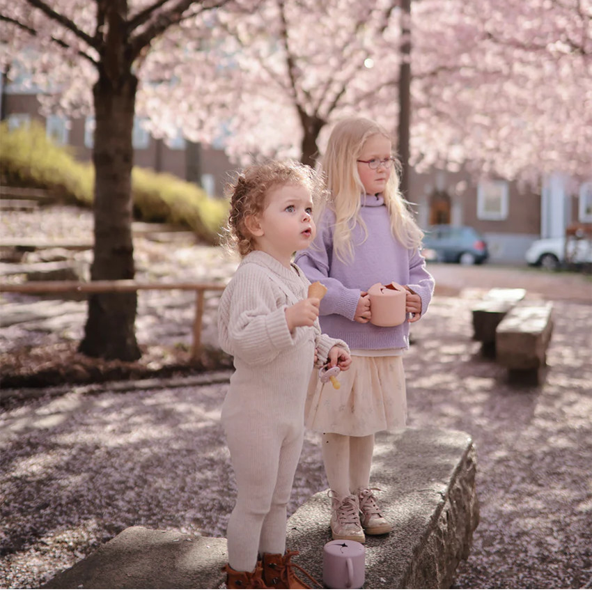 Tasse snack silicone Blush 