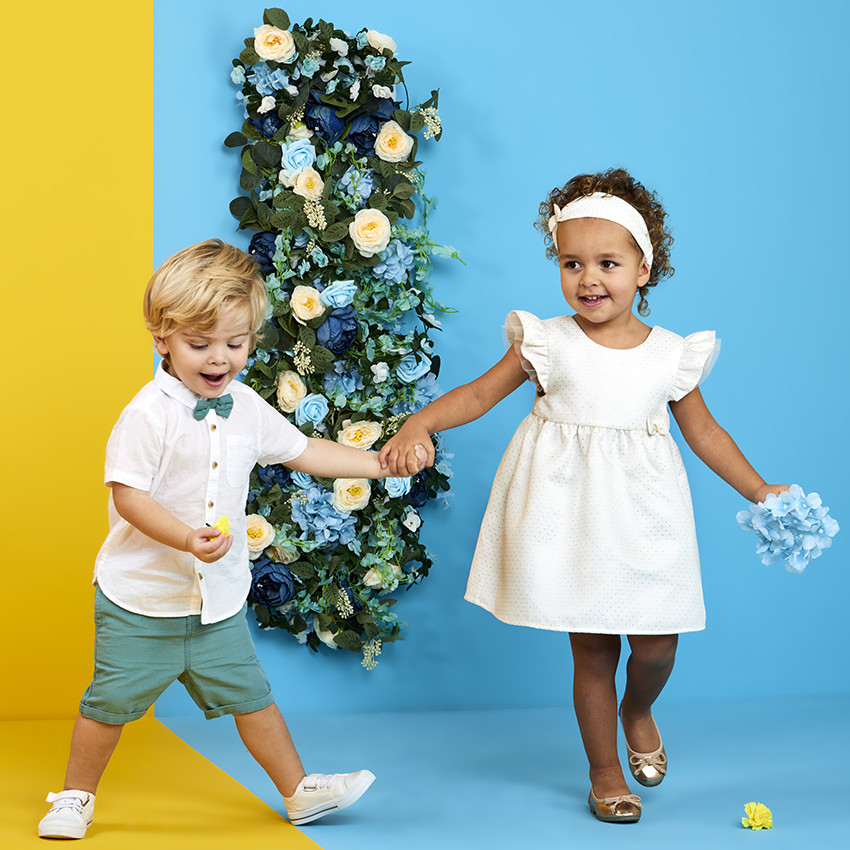 Set van 2 delen met vlinderdas voor babyjongen 