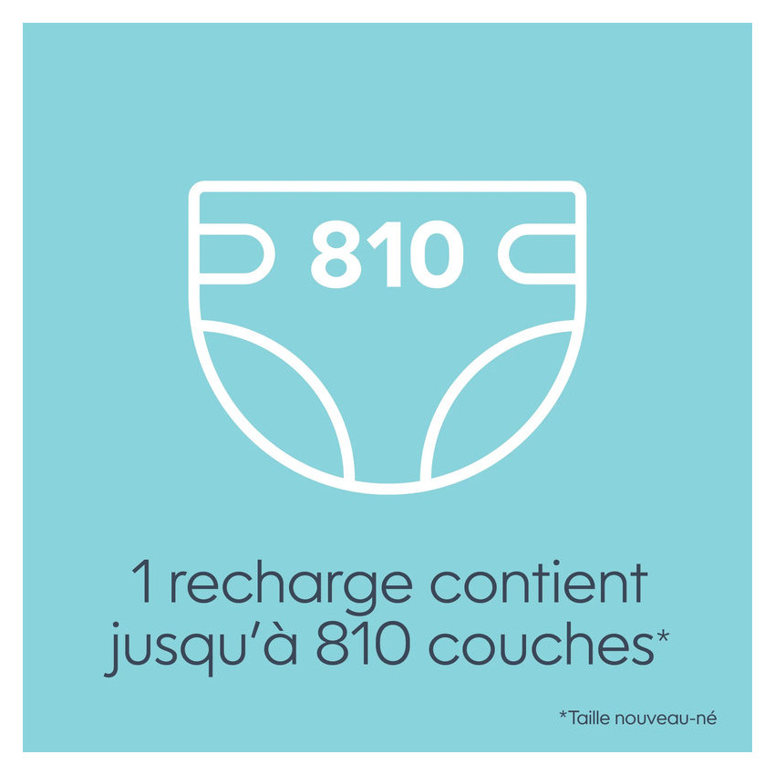 1 Navulling octogonaal voor luieremmer Diaper Genie select 