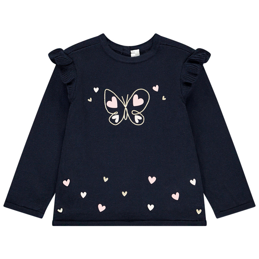 Trui met lange mouwen met print fantasie voor meisjes 