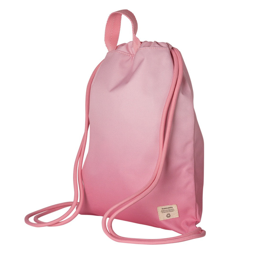 Waterdichte rugzak met trekkoord Pink Glowup 