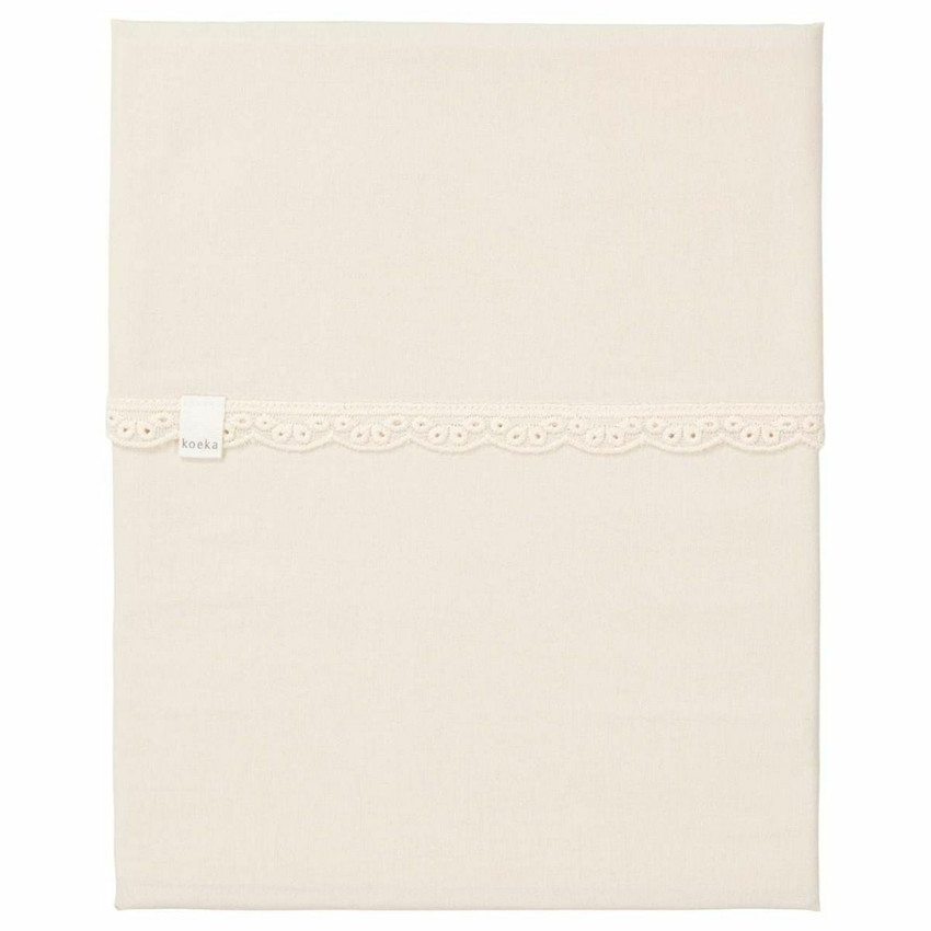 Laken bed katoen Breeze Warm White 110x140cm TOG 0.1 