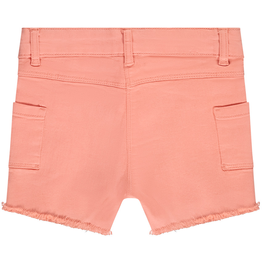 Short in jeans met raw cut afwerking voor meisjes 