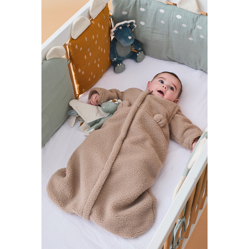 Gigoteuse M&M manches amovibles 70cm Beige  