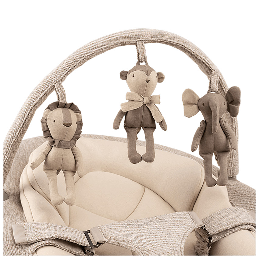 Transat wipstoel Leaf Grow met speelboog Cloud 