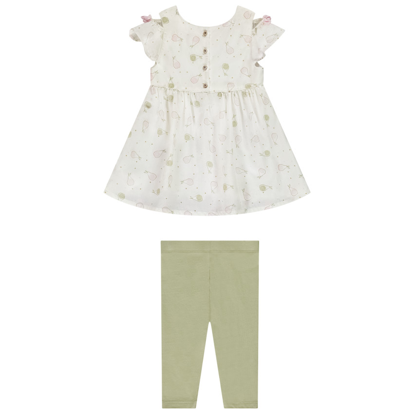 Set van 2 delen met perenprint voor baby meisjes 