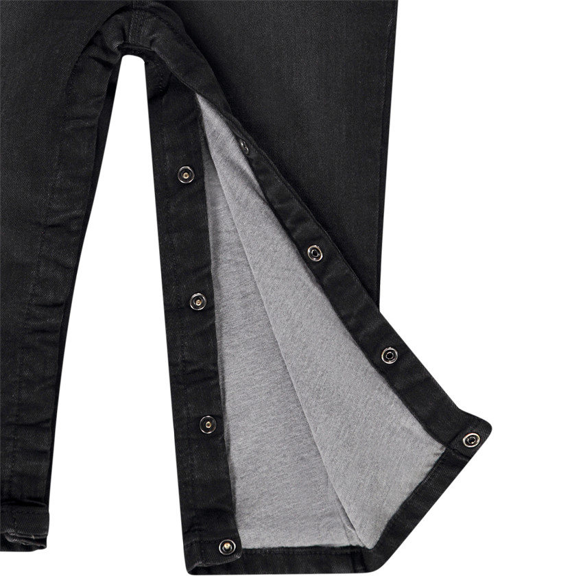 Salopette longue en jean print fantaisie pour garçon  