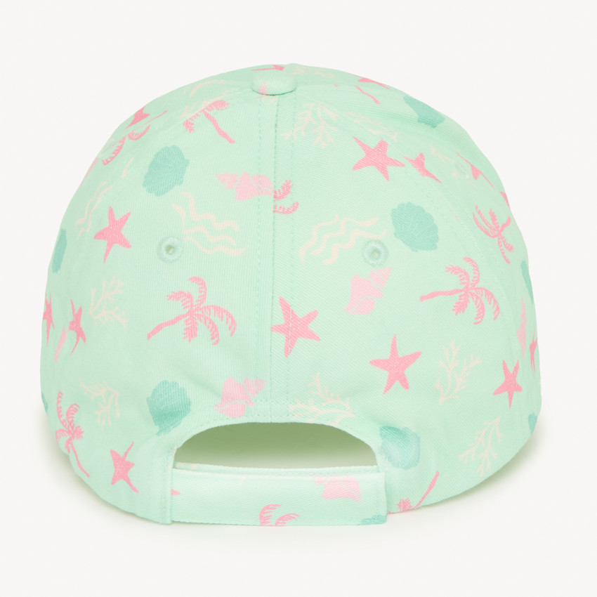 Casquette fantaisie motif plage pour fille  