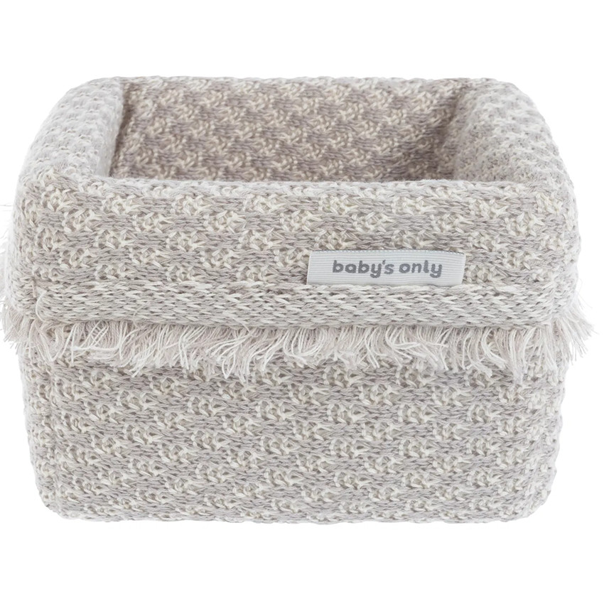 Panier de rangement Happinesse - Urban taupe/écru 