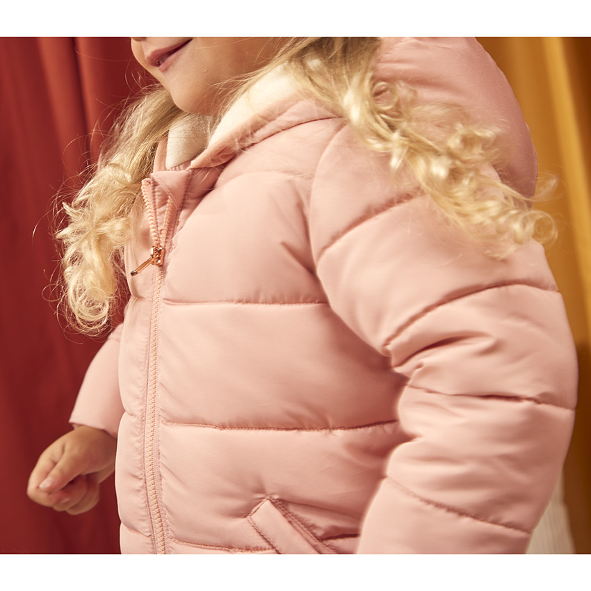 Donsjas voor meisjes met grote kou 