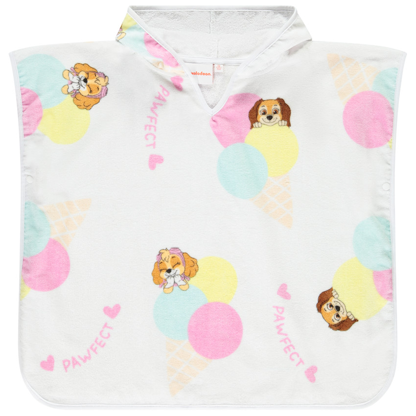 Poncho de bain imprimé Stella & Liberty Pat'Patrouille pour fille 