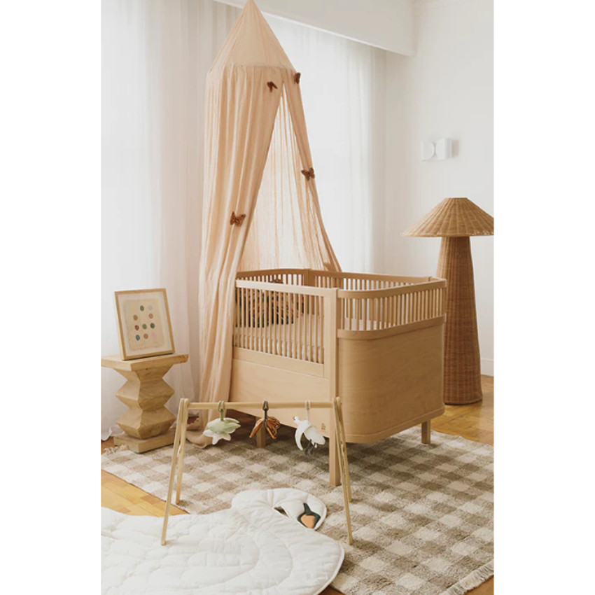 Tapis lavable 90x120cm Vichy Marron 