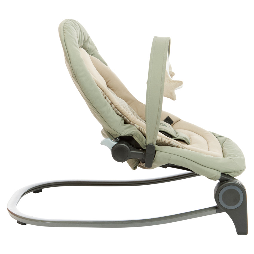 Transat bébé en acier avec jouets et un coussin de siège-repose-pied et  dossier réglables-rouge-77 x 46 x 58 cm - Conforama