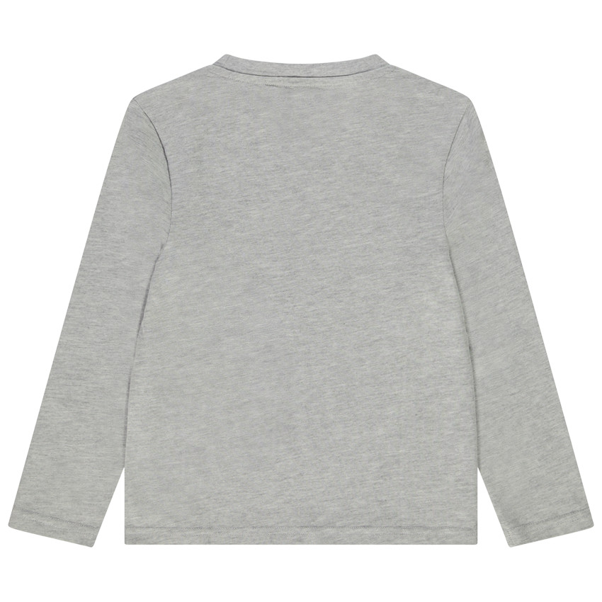 T-shirt lange mouwen fantasieprint voor jongen 