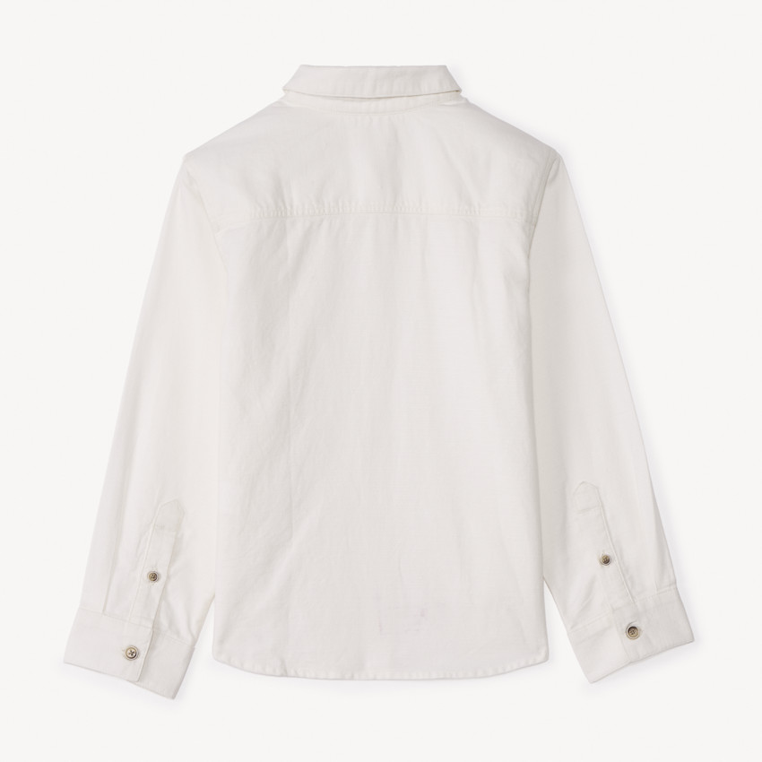 Chemise manches longues avec nœud papillon pour garçon 