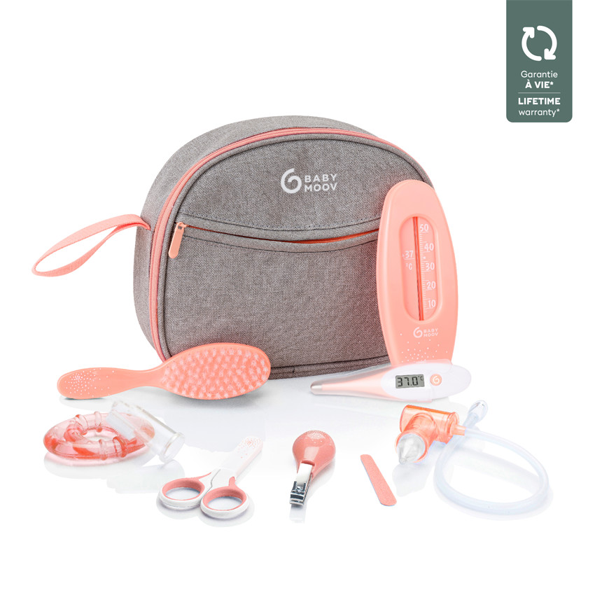 Trousse de soin pour bébé - Pêche 