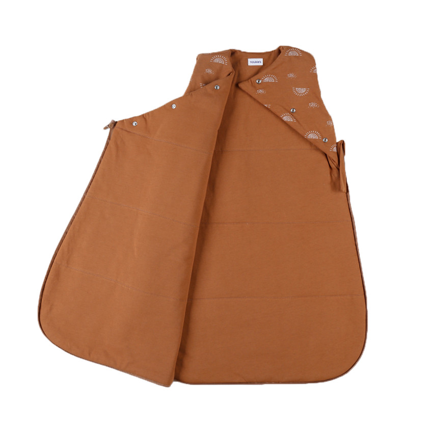 Slaapzak zonder mouwen Jersey - 70 - Babou & Kendi- Caramel  