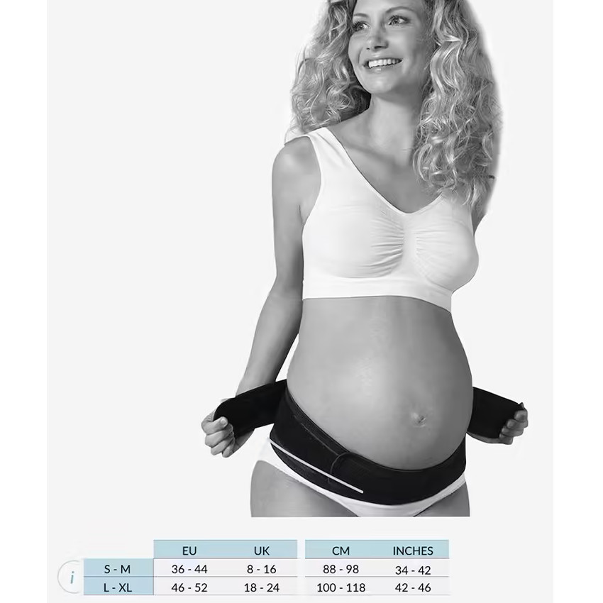 S/M - Verstelbare buikband - Zwart 