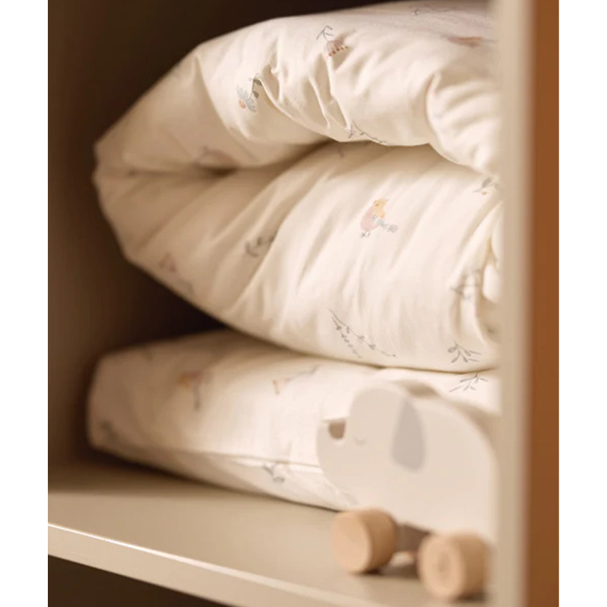 Housse de couette et taie 100x140cm - Lovely Birds 