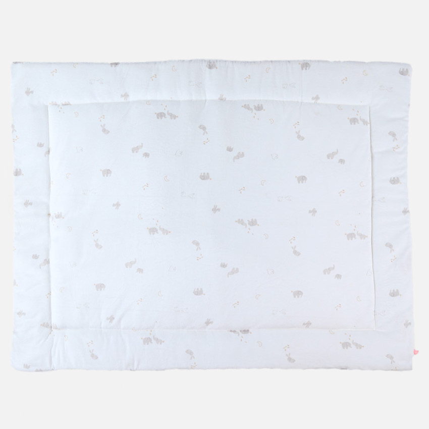 Parktapijt Veloudoux omkeerbaar 75x95cm Bali Moka Snow 